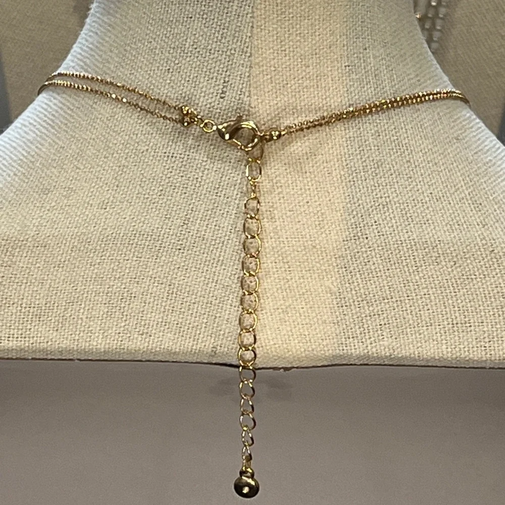 NWT Bulk Wholesale 3-piece Elegant Gold and Black Layering Necklaces